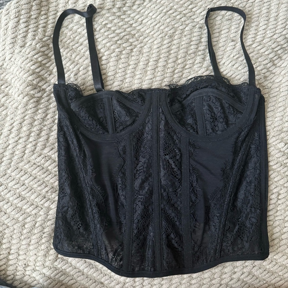 Lace corset top